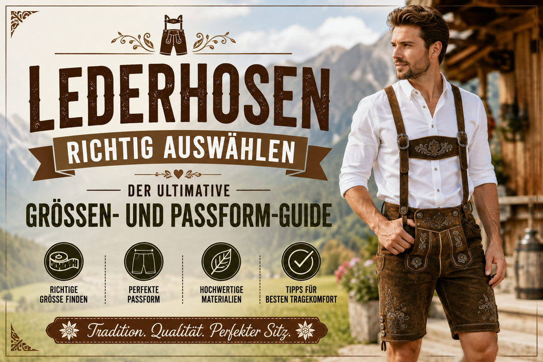 Lederhosen richtig auswählen – Der ultimative Größen- und Passform-Guide