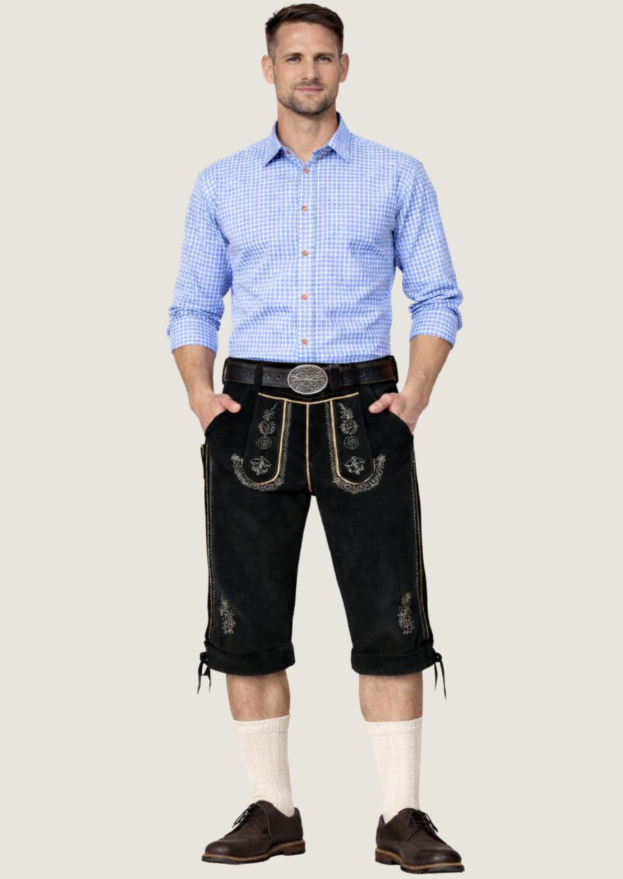 Authentische Oktoberfest Bundhose für Herren im traditionellen Trachtenstil