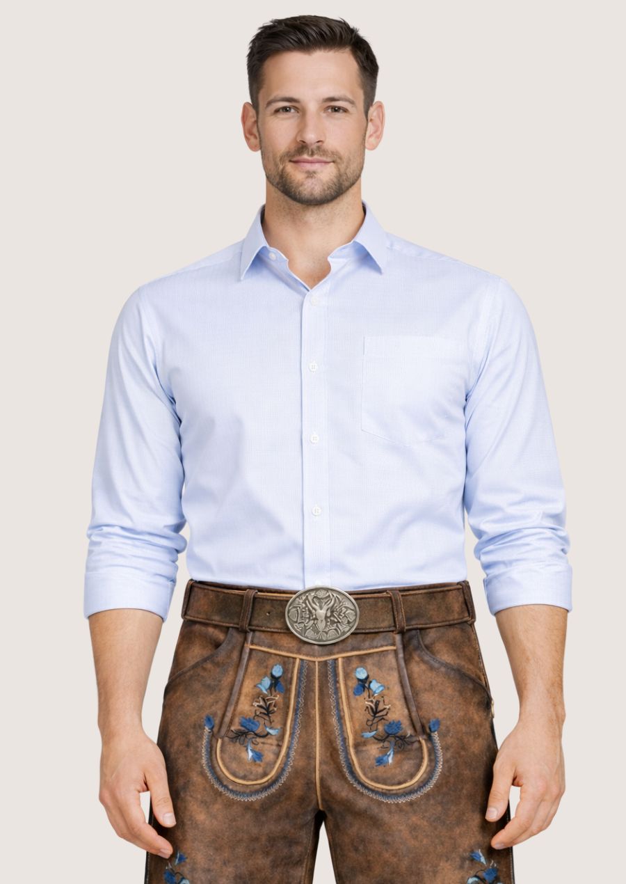 Authentische Trachtenhemden für Herren im klassischen deutschen Stil