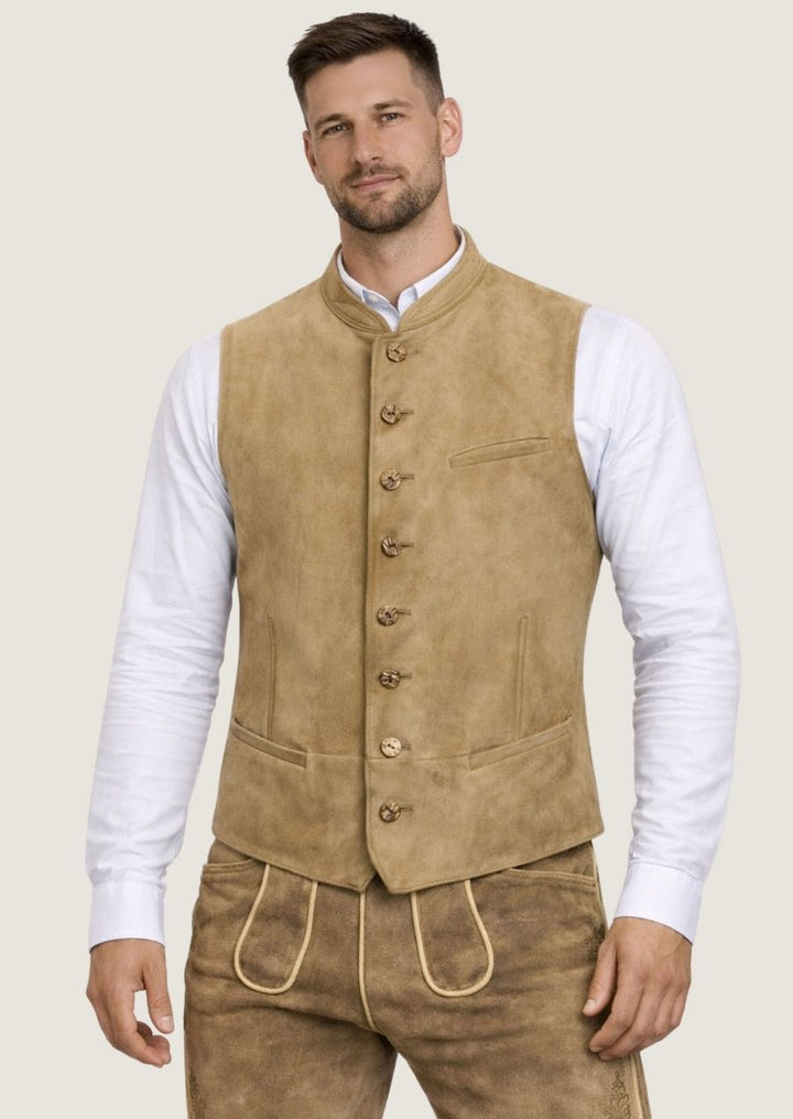 Bayerische Trachtenweste für Herren, ein stilvolles Highlight fürs Oktoberfest