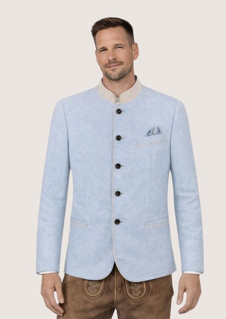 Blauer traditioneller Mantel für Herren, ideal für kulturelle Anlässe und Feste