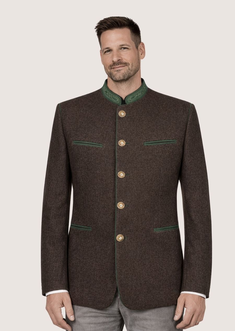 Eleganter Herren Hochzeitsmantel im bayerischen Trachtenstil