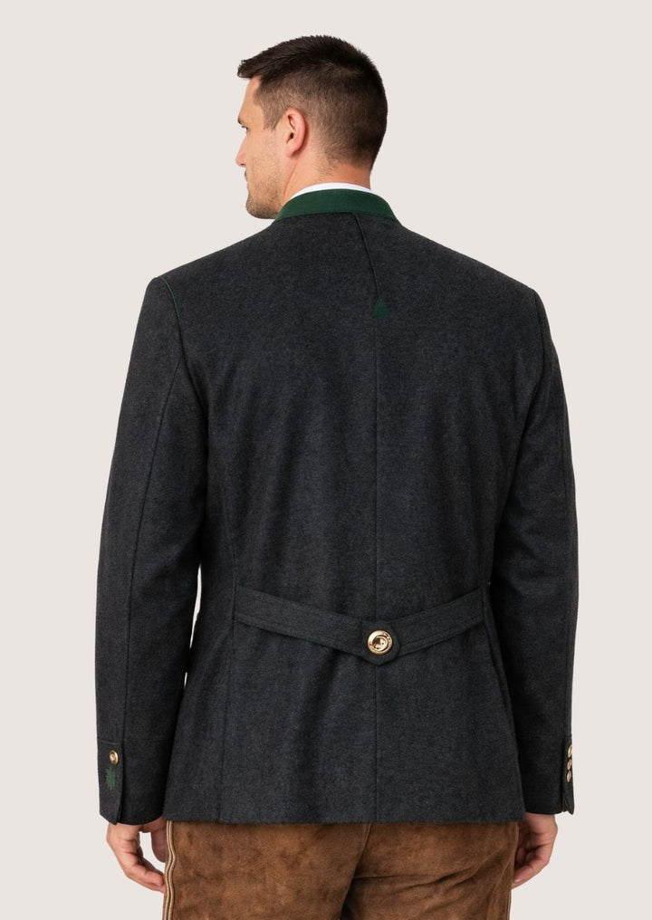 Elegantes Herren Trachtenjackett mit Doppelreiher Design und traditionellem Look