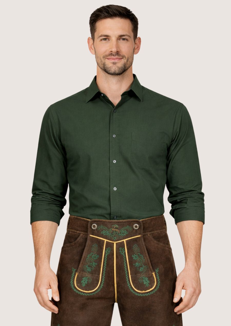 Oktoberfest Trachtenhemden für Herren – authentische deutsche Kleidung im klassischen Stil