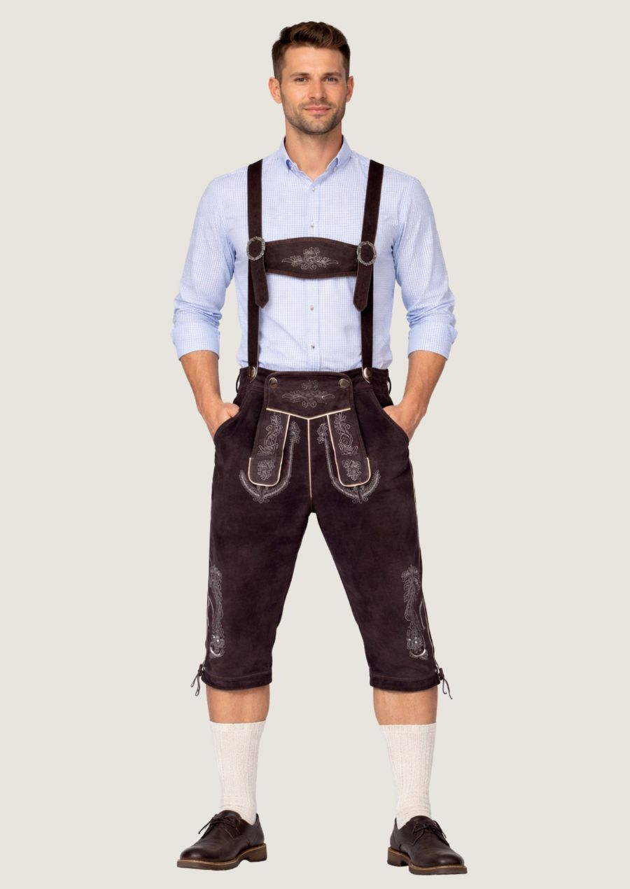 Herren Bundhose mit Vintage-Details im klassischen Trachtenstil