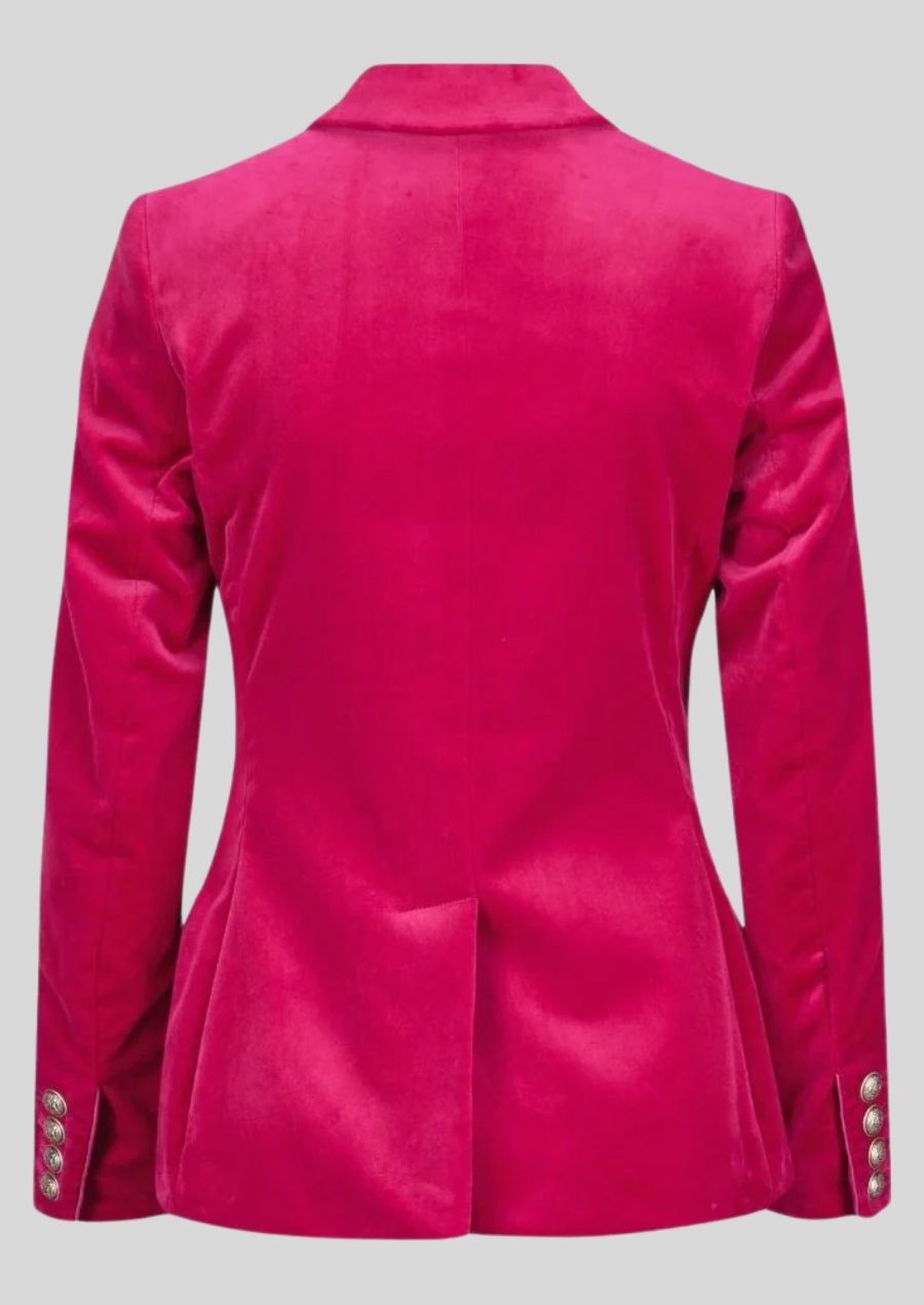 Wiesn Samtblazer Damen pink