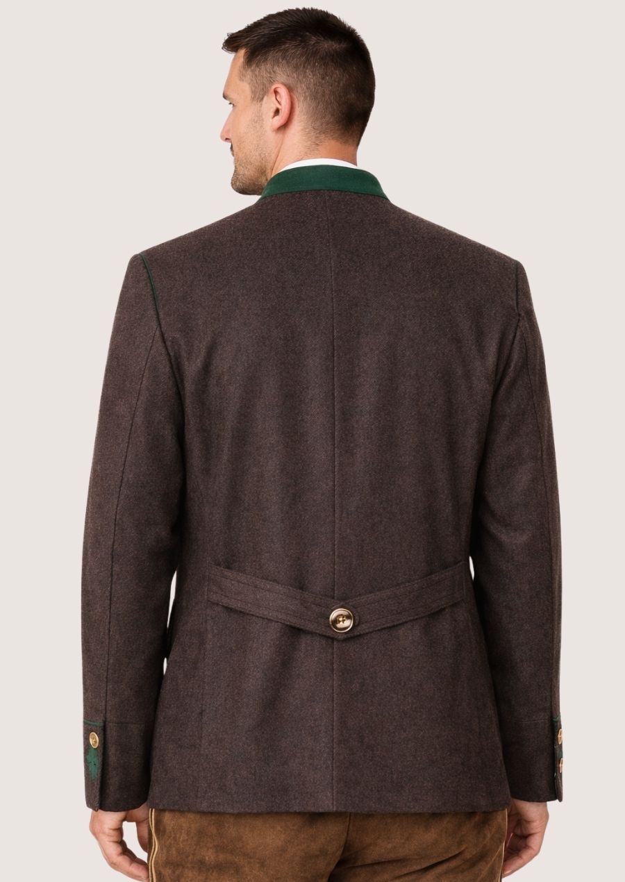 Eleganter Herren Trachtenmantel im Doppelreiher Design für Oktoberfest