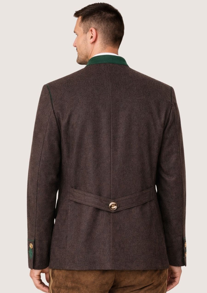 Eleganter Herren Trachtenmantel im Doppelreiher Design für Oktoberfest